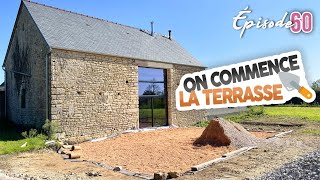 ON COMMENCE LA TERRASSE et préparation de lescalier  EP60  construction maison [upl. by Modesty503]