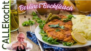 Alt Berliner Backfleisch – Schnitzel Rezept mit zartem Rindfleisch [upl. by Juieta]