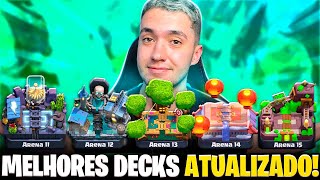 MELHOR DECK DA ARENA 11 ATÉ A ARENA 15 ATUALIZADO EM 2023 NO CLASH ROYALE [upl. by Rapsag]