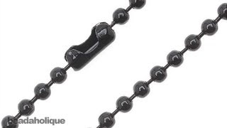 How to Cut Ball Chain and Attach a Clasp [upl. by Gladdie]