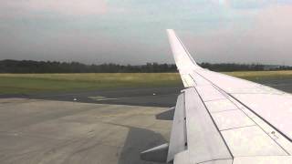 Tuifly 737800 Takeoff from Düsseldorf to Dalaman [upl. by Tengler]