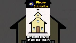 How to draw a Church⛪Lets Draw a Church⛪Church drawing video shorts youtubeshorts drawing viral [upl. by Fernandes]