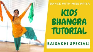 BaisakhiVaisakhi Special  Kids Bhangra Tutorial  Mera Nachan Nu Airlift [upl. by Sadonia]