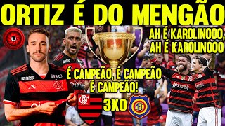 É CAMPEÃO FLAMENGO É CAMPEÃO INVICTO DA TAÇA GB ORTIZ É DO MENGÃO [upl. by Ayhay955]