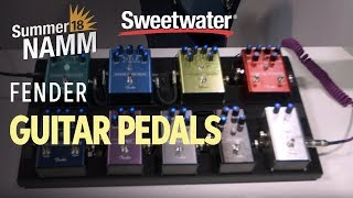 Summer NAMM 2018 Fender Guitar Pedals [upl. by Nikal828]