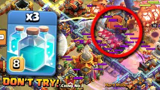 What happens when you use ALL clone spells vs ALL traps Clash of Clans [upl. by Naitsirt189]