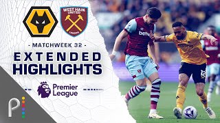 West Ham United v Wolves  PREMIER LEAGUE HIGHLIGHTS  462024  NBC Sports [upl. by Lotz593]