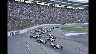 2018 DXC Technology 600 at Texas Motor Speedway  INDYCAR Classic FullRace Rewind [upl. by Nosemyaj]