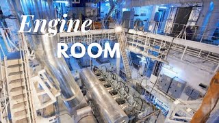 Steam Turbine  LNG Ship Engine Room Video Tour [upl. by Harraf]