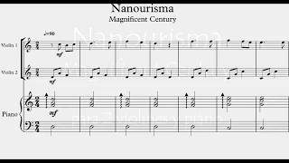 Nanourisma  dos violines y piano [upl. by Hanson]