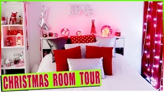 CHRISTMAS ROOM TOUR  Déco de Noël de la chambre  Room Decor [upl. by Ahsiel]