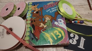 Scooby Doo Halloween Junk Journal Adding Pockets Decorations amp Trim from Globlelandcom [upl. by Hannie]