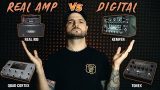 REAL AMP vs QUAD CORTEX vs KEMPER vs TONEX [upl. by Ainslee753]