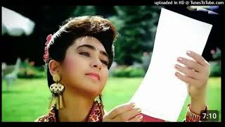 KarishmaKapoor128k Pyar Ke Kaagaz Pe  V90s Jhankar Jigar 1992 Ajay Devgan  Karishma Kapo [upl. by Yenial]