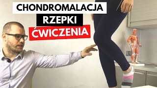 CHONDROMALACJA RZEPKI uszkodzenie chrząstki stawowej  TOP 3 Ćwiczenia [upl. by Oaht]