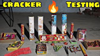 Different types of crackers testing 2024  Dilwali fireworks  Unique crackers testing part 4 [upl. by Leribag]