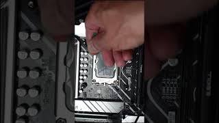 Applying Thermal Paste LGA1700 with High Performance CPU Shorts [upl. by Ellord]