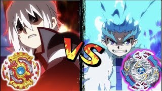 Shu VS Lui  Requiem Spriggan VS Nightmare Longinus  Beyblade Burst Battle [upl. by Maples]