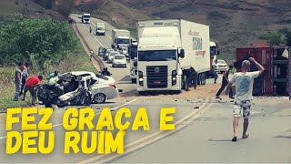 Foi ultrapassar E deu Errado caminhao trucks caminhoes ao extremo [upl. by Noivert]