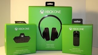 XBOX ONE Stereo headset media remote UNBOXING [upl. by Ursulina123]