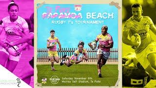 LIVE  Te Puke Beach Rugby 7s Tournament  9th NOV 2024  Murray Salt Stadium [upl. by Atinar]