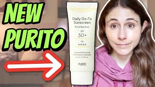 NEW PURITO Daily GoTo SUNSCREEN amp OAT IN CALMING gel cream REVIEW  Dr Dray [upl. by Shayne]