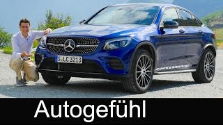 Mercedes GLC Coupé FULL REVIEW test driven allnew neu 250 amp 350e 20162017 [upl. by Joelynn]