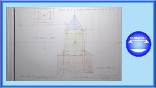 PROSPETTIVA CENTRALE DI UNA COMPOSIZIONE DI SOLIDI  COMP N°3  1090 [upl. by Runstadler]