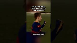 ENTREVISTA DE GAVI EN LA MASIA 🤣😂 HISTÓRICO fcbarcelona viralfutbol gavi laliga [upl. by Kappenne850]