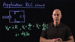 RLC Circuit Differential Equation  Lecture 25  Differential Equations for Engineers [upl. by Gill]