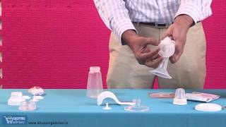 Breast Pump from Pigeon  How to assemble Pigeon Breast pump  Manual Breast Pump  Shopping adviser [upl. by Meador]