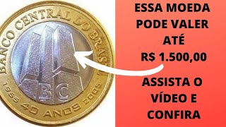 MOEDA 40 ANOS BANCO CENTRAL DO BRASIL  VALOR CATÁLOGO 20212022 [upl. by Hillel]