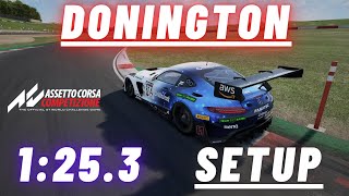 Donington Hotlap  Setup  1253  Merc EVO GT3  Assetto Corsa Competizione [upl. by Felipa]