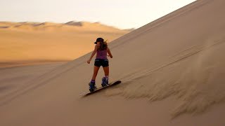 Sandboarding Experience in Ica Peru [upl. by Enogitna]