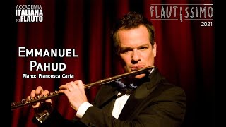 Emmanuel Pahud  Concertino op 107 for flute and piano by Cécile Chaminade [upl. by Aisereht]