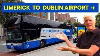 IRISH CITYLINK  EIREAGLE  Limerick to ✈ Dublin Airport [upl. by Lurie922]