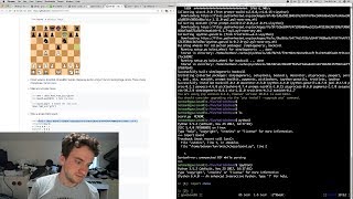 George Hotz  Programming  twitchchess  a simple neural chess AI  Part1 [upl. by Kennett]