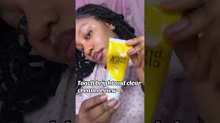 Touch bright and clear cream review reels skincare shorts koreanskincare [upl. by Anaed]