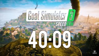 Goat Simulator 3 Speedrun  Farmer Defeated in 4009 [upl. by Gillead283]