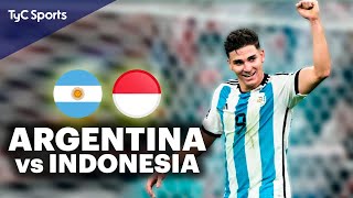 ARGENTINA vs INDONESIA 🔴 EN VIVO POR TyC SPORTS ⚽ AMISTOSO INTERNACIONAL [upl. by Daughtry]