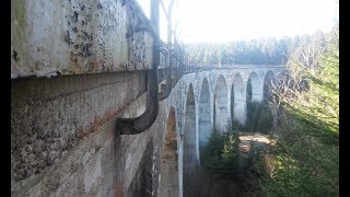 Draisinenfahrt über Finstergrund Viadukt Ernstthal [upl. by Jimmy579]