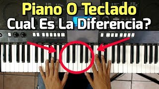 PIANO Y TECLADO CUAL ES LA DIFERENCIA CURSO DE PIANO [upl. by Yvonner]