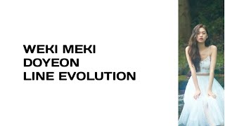 •WEKI MEKI  DOYEON  LINE EVOLUTION   UNTIL quot SIESTA quot [upl. by Pryce]