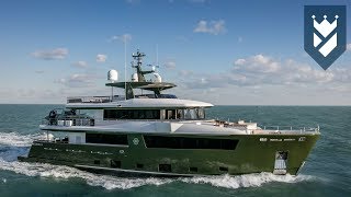 Cantiere delle Marche 111 Explorer Yacht Walk Through Video [upl. by Ana]