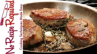 How to Cook Boneless Pork Chops  NoRecipeRequiredcom [upl. by Nosydam731]