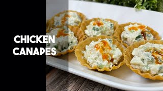 Chicken Canapes  Goan Forminhas [upl. by Ary9]