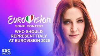 Who should represent Italy 🇮🇹 at the Eurovision Song Contest 2025 [upl. by Polloch]