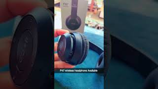 p47 wireless headphone unboxing [upl. by Adeys]