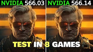 Nvidia Drivers 56603 vs 56614  GTX 1660 Super  Test in 8 Games [upl. by Legir]