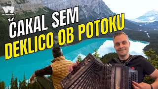 ČAKAL SEM DEKLICO OB POTOKU Štirje kovači DIATONIČNA HARMONIKA  SPLETNO UČENJE  GŠ VILI MARINŠEK [upl. by Ahsilem946]